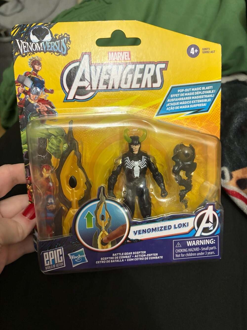 Marvel Avengers VenomVersus Epic World of Action Venomized Loki Figure